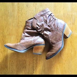 Tan Booties